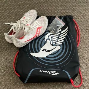 Saucony track & field spikes